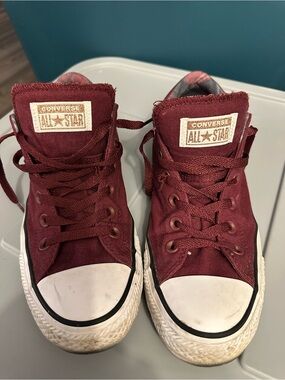 Converse All Star High Top Sneakers - Maroon